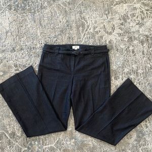 Ann Taylor Loft Blue Pinstripe Dress Pant